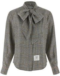 Thom Browne - Prince Of Wales Check Shirt - Lyst