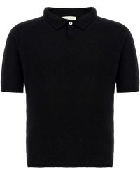 Ma'ry'ya - Bouclé Cotton Polo Shirt - Lyst