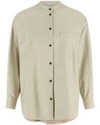 Yves Salomon - Leather Shirt - Lyst