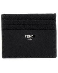 Fendi - Selleria Cardholder Portafogli Nero - Lyst