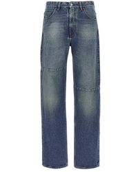 MM6 by Maison Martin Margiela - Asymmetric Stitching Jeans - Lyst