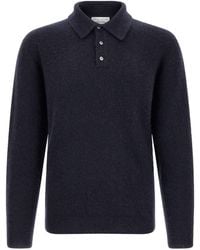 Roberto Collina - Cashmere And Silk Polo Shirt - Lyst