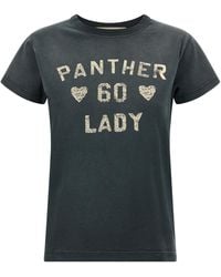 Valentino Garavani - 'panther Lady' T-shirt - Lyst