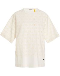 Moncler Genius - Broderie Anglaise T-shirt - Lyst