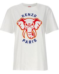 KENZO - ' Elephant' T-shirt - Lyst