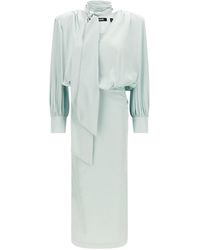ROTATE BIRGER CHRISTENSEN - 'Ruched Long' Dress - Lyst
