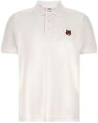 Maison Kitsuné - 'fox Head' Polo Shirt - Lyst