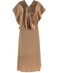 Fabiana Filippi - Viscose Midi Dress - Lyst
