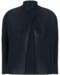 Issey Miyake - 'wooly Pleats-68' Cardigan - Lyst