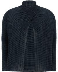 Issey Miyake - 'wooly Pleats-68' Cardigan - Lyst
