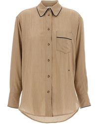 Victoria Beckham - 'piping Detail Pyjama' Shirt - Lyst