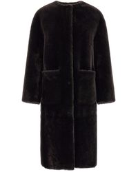 Blancha - Long Fur Coat - Lyst