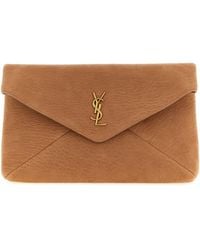 Saint Laurent - 'envelope' Large Clutch Bag - Lyst