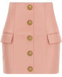 Balmain - 'testa Di Leone' Skirt - Lyst