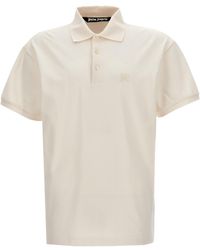 Palm Angels - 'monogram' Polo Shirt - Lyst