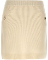 MICHAEL Michael Kors - Ribbed Knitted Skirt - Lyst