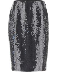 ROTATE BIRGER CHRISTENSEN - 'net Sequin Midi' Skirt - Lyst