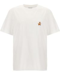 Maison Kitsuné - 'speedy Fox Patch' T-shirt - Lyst
