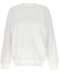 Moncler - Logo Embroidery Sweatshirt - Lyst
