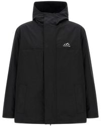 Balenciaga - Windbreaker With Logo - Lyst