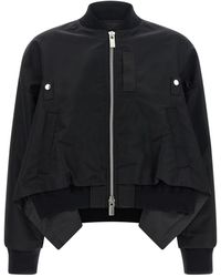 Sacai - Asymmetrical Blouson Bottom - Lyst