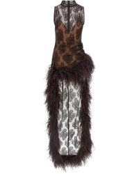 GIUSEPPE DI MORABITO - Dress With Train - Lyst