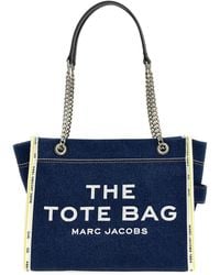 Marc Jacobs - 'the Denim Chain Medium Tote' Shoulder Bag - Lyst