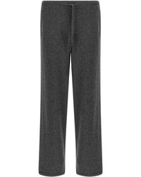LARMERI STUDIO - Wool And Cashmere Pants - Lyst