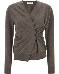 Rohe - Asymmetrical 'twisted Ballet' Cardigan - Lyst