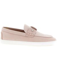 Christian Louboutin - Loafers With 'chambeliboat' Metal Detail - Lyst