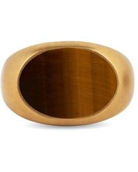 Dries Van Noten - Stone Signet Gioielli Oro-Uomo - Lyst