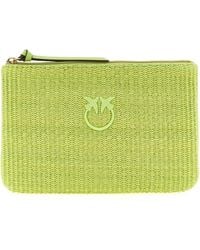 Pinko - Raffia Clutch - Lyst