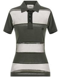 Coperni - 'sheer Striped' Polo Shirt - Lyst