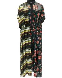Sacai - 'pattern Mix' Dress - Lyst
