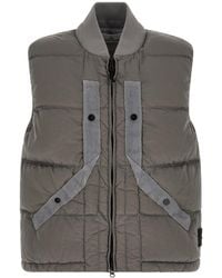 Stone Island - Vest With Structured Details - Lyst
