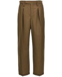 Lemaire - 'one Pleat' Trousers - Lyst
