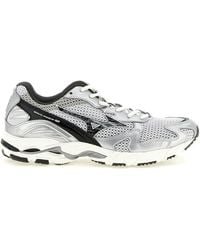 Mizuno - Sneaker With Metallic Overlays - Lyst