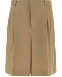 Ami Paris - Fresh Wool Bermuda Shorts - Lyst