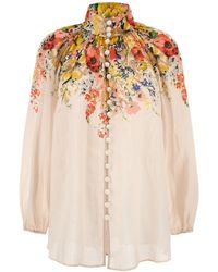 Zimmermann - Hemd "Alight Billow" - Lyst