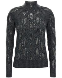 Ermanno Scervino - Crystal Braid Sweater - Lyst