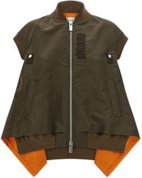 Sacai - Asymmetrical Hem Vest - Lyst