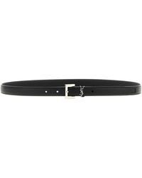 Saint Laurent - 'tiny Cassandre' Belt - Lyst