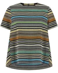 Missoni - Lamé Stripes T-shirt - Lyst