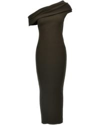 Courreges - 'Twist Rib Knit Long' Dress - Lyst