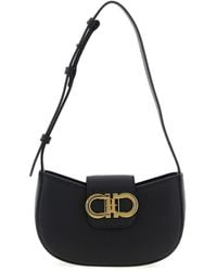 Ferragamo - Leather Shoulder Bag - Lyst