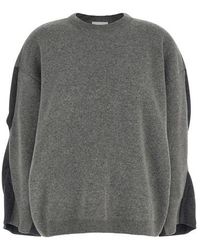 Nude - Maglia Maniche Bicolore - Lyst