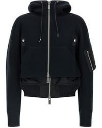 Sacai - 'sponge' Bomber Jacket - Lyst