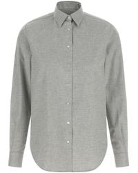 Xacus - Cotton Flannel Shirt - Lyst