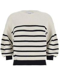 Nude - Striped Sweater - Lyst