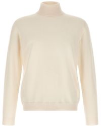 Zanone - Turtleneck Sweater Ribbed Trims - Lyst